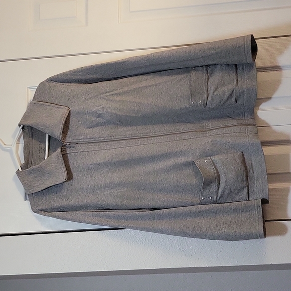 Karen Scott Sport Jackets & Blazers - Karen Scott Sport Long Sleeve Zip Up Sweater